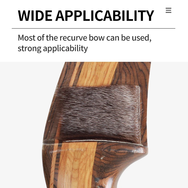 Dark Slate Gray SPG Archery Fur Arrow Rest – Traditional Bow Shelf Pad SPG
