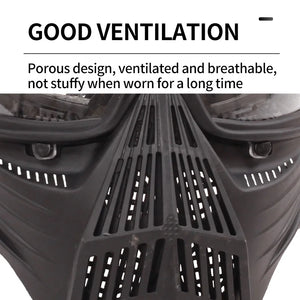 Dark Slate Gray SPG Archery Paintball Full Face Mask – Breathable TPU Protective Helmet SPG