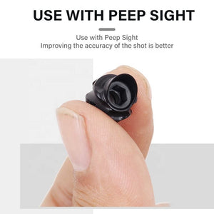 White Smoke SPG Archery Peep Sight Clarifier Lens Kit for Compound Bow SPG