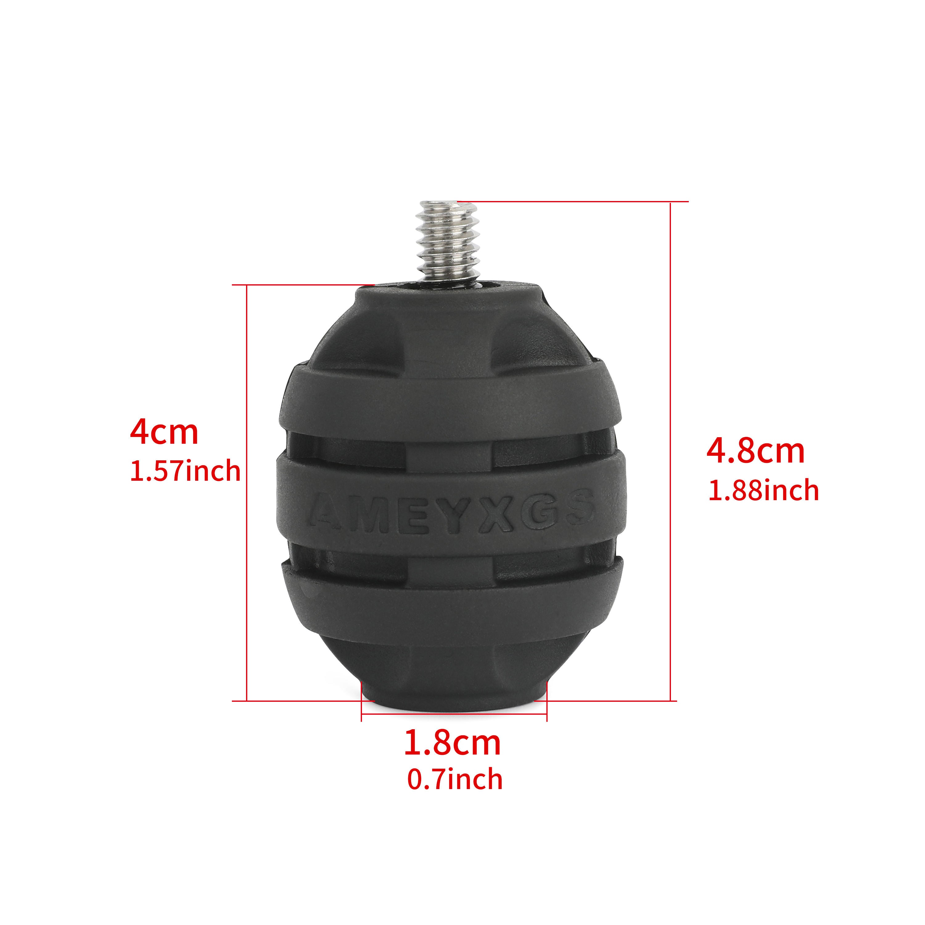 White Smoke Archery Stabilizer Ball Shock Absorber Vibration Damper for Recurve & Compound Bow MARKSMAN