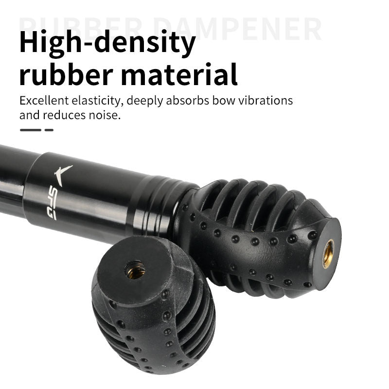 White Smoke SPG Archery Stabilizer Rubber Dampener Vibration Reduction & Weight Balance Accessory SPG