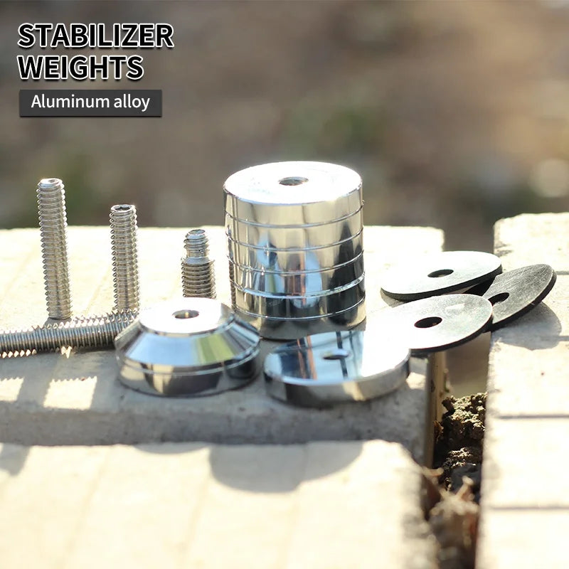 Dim Gray SPG Archery Stabilizer Weights Kit – Aluminium Alloy Counterweight for Recurve & Compound Bow SPG