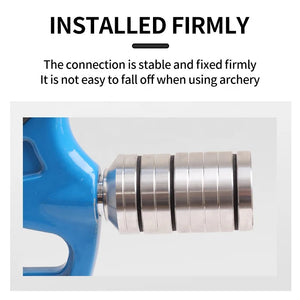 Dark Slate Blue SPG JZ603 Stainless Steel Bow Stabilizer Weight Kit | Balance Bar Set SPG