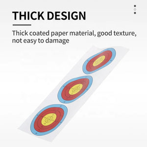 White Smoke SPG Archery Target Paper — 25×6cm Coated Non-Reflective Practice Sheet SPG