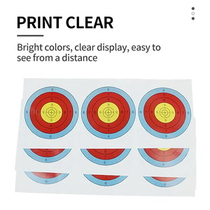 Lavender SPG Archery Target Paper — 25×6cm Coated Non-Reflective Practice Sheet SPG