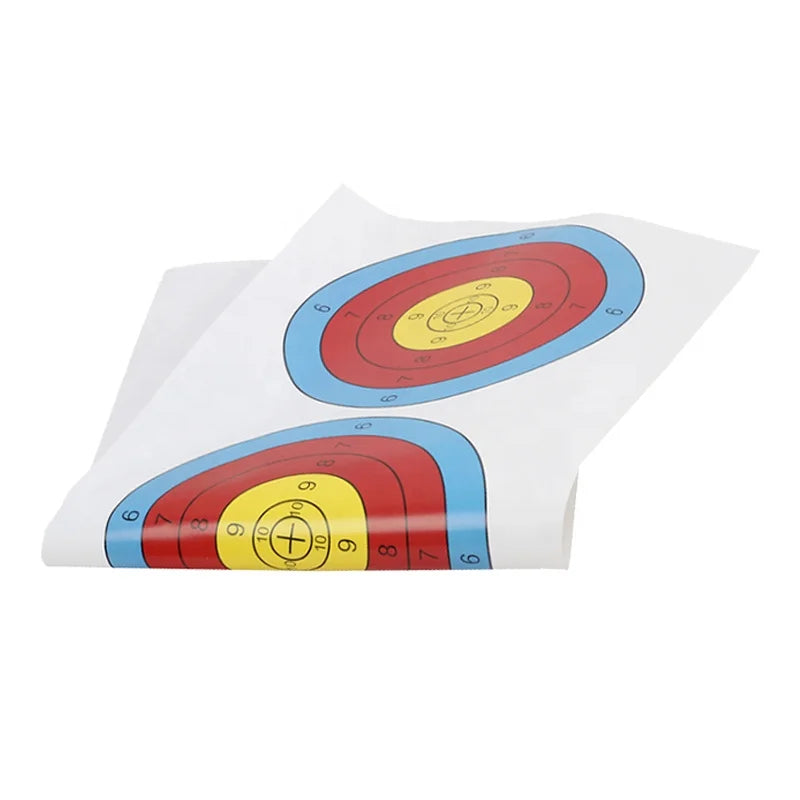 Maroon SPG Archery Target Paper — 25×6cm Coated Non-Reflective Practice Sheet SPG