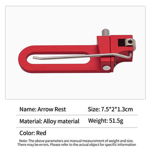 Snow SPG Archery Adjustable Magnetic Arrow Rest – Recurve Bow Accessory SPG