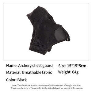 Dark Slate Gray SPG Archery Chest Guard – Breathable Fabric Chest Protector Gear SPG