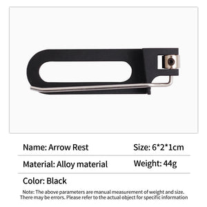 Dark Slate Gray SPG Archery Magnetic Arrow Rest – Right-Handed Recurve Bow Accessory SPG