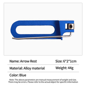 Midnight Blue SPG Archery Magnetic Arrow Rest – Right-Handed Recurve Bow Accessory SPG