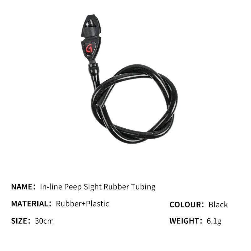 Dark Slate Gray SPG Archery Peep Sight Tube – Rubber Compound Bow Peephole Sight Accessory SPG