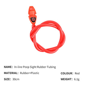 Tomato SPG Archery Peep Sight Tube – Rubber Compound Bow Peephole Sight Accessory SPG