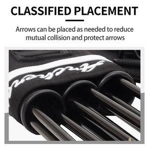 Dark Slate Gray SPG Arrow Quiver – 3 Tubes Archery Hip Quiver with Adjustable Belt SPG