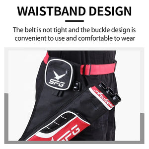 Lavender SPG Arrow Quiver – 3 Tubes Archery Hip Quiver with Adjustable Belt SPG