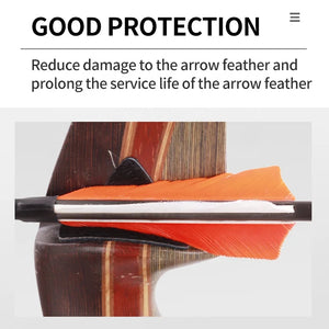 Antique White SPG Leather Arrow Rest Pad | Recurve Bow Stick-On Triangle & Rectangle SPG