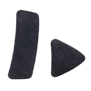 Dark Slate Gray SPG Leather Arrow Rest Pad | Recurve Bow Stick-On Triangle & Rectangle SPG