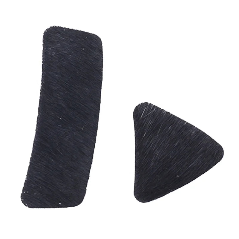 Dark Slate Gray SPG Leather Arrow Rest Pad | Recurve Bow Stick-On Triangle & Rectangle SPG