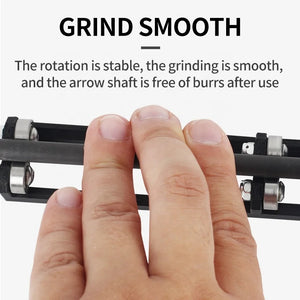 Light Gray SPG Arrow Shaft Sander — Compact Manual Arrow Grinding Tool SPG
