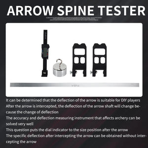 Dark Slate Gray SPG Arrow Spine Tester ā Digital Display Arrow Shaft Measuring Tool SPG