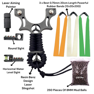 Wheat Powerful Grey Color Flying Bird Mercedes Benz Resin Laser Slingshot MARKSMAN