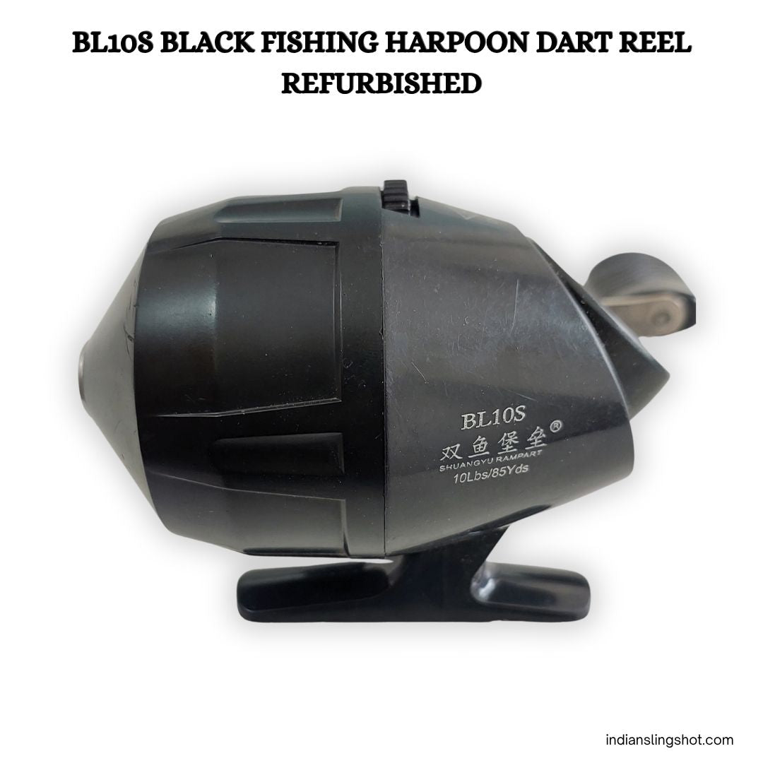 White Smoke BL10S Black Fishing Harpoon Dart Reel Refurbished | Fishing Reel MARKSMAN