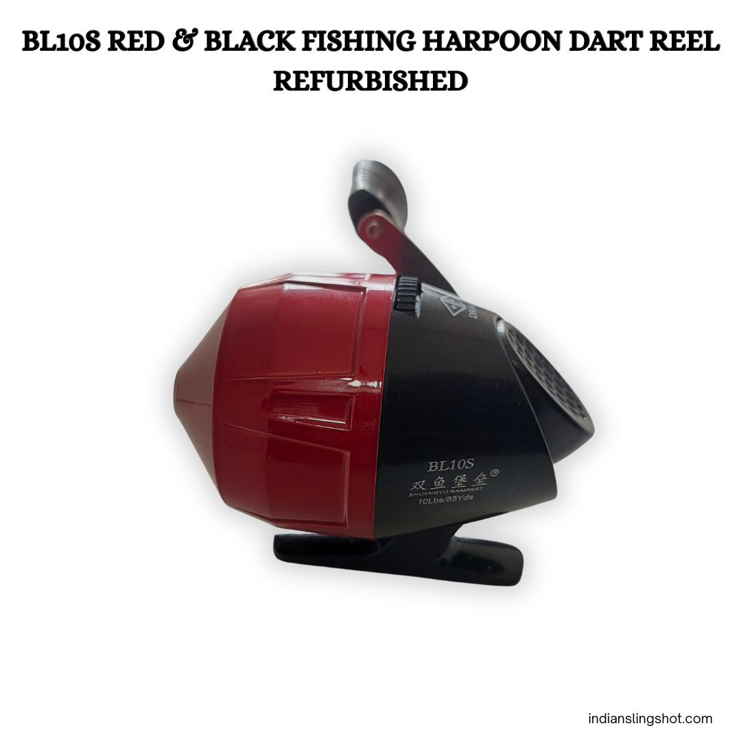 White Smoke BL10S Harpoon Dart Reel Red & Black Refurbished | Fishing Reel MARKSMAN