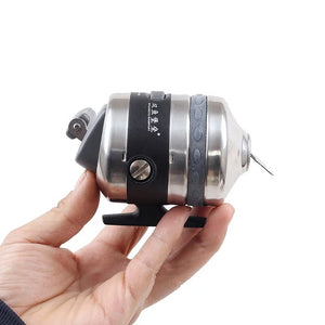 Rosy Brown BL25S Stainless Steel Metal Fishing Slingshot Reel MARKSMAN