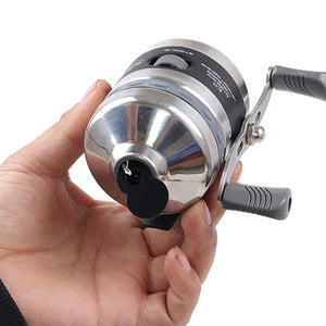 Rosy Brown BL25S Stainless Steel Metal Fishing Slingshot Reel MARKSMAN