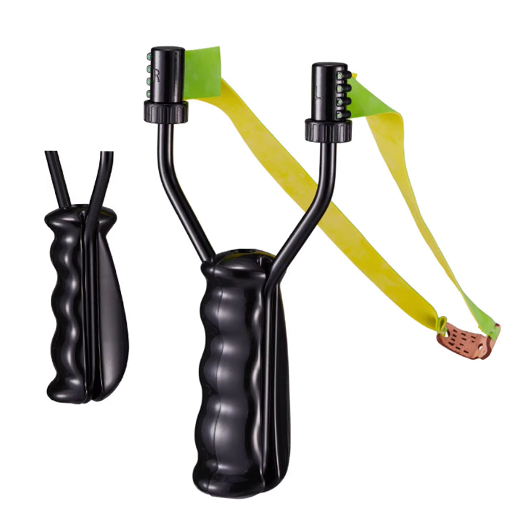 White Smoke BLACK DRIFT Stainless Steel Slingshot MARKSMAN