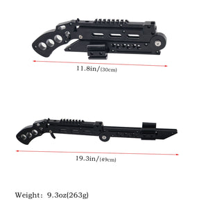 White Smoke BLACKFORGE ABS Folding Dual-Purpose Crossbow MARKSMAN