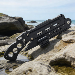 Black BLACKFORGE ABS Folding Dual-Purpose Crossbow MARKSMAN