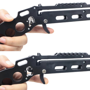 White Smoke BLACKFORGE ABS Folding Dual-Purpose Crossbow MARKSMAN