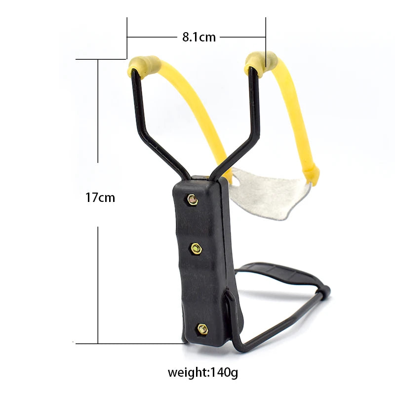 White Smoke BLACK STINGER Metal Wrist Folding Outdoor Slingshot MARKSMAN