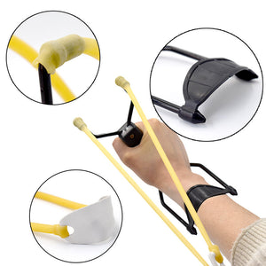 White Smoke BLACK STINGER Metal Wrist Folding Outdoor Slingshot MARKSMAN
