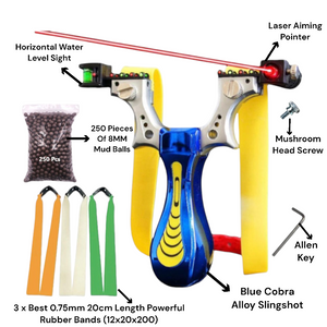 Dark Khaki Alloy Cobra Quick Pressure Laser Light Infrared Slingshot Outdoor Target Shooting INDIAN SLINGSHOT