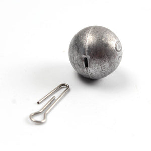 White Smoke Ball Type Fishing Sinker – Lead Fishing Weights INDIAN SLINGSHOT