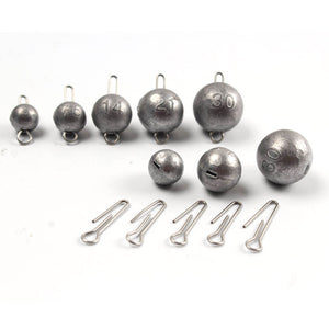White Smoke Ball Type Fishing Sinker – Lead Fishing Weights INDIAN SLINGSHOT
