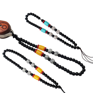White Smoke BEADLOX Anti-Drop Beaded Wrist Strap for Slingshots INDIAN SLINGSHOT