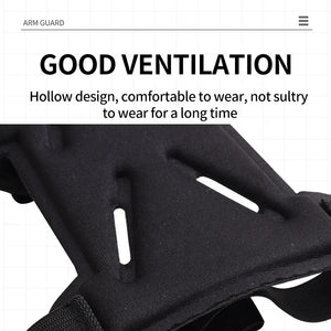 Dark Slate Gray SPG Black Arm Guard – Adjustable Compound Forearm Protector SPG