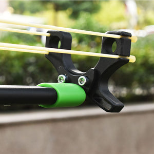 Rosy Brown Durable Zinc Alloy Black Double Holes Bow Head | Long Rod Setup Accessory | Lightweight & Strong INDIAN SLINGSHOT