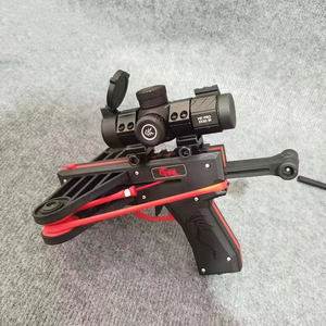 Gray Black Fiber Plastic Dragon Splice Slingshot MARKSMAN