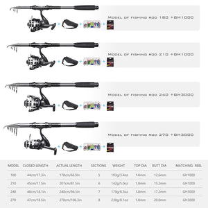 White Smoke Black Fishing Rod Luya Fishing Tackle Fishing Kit INDIAN SLINGSHOT