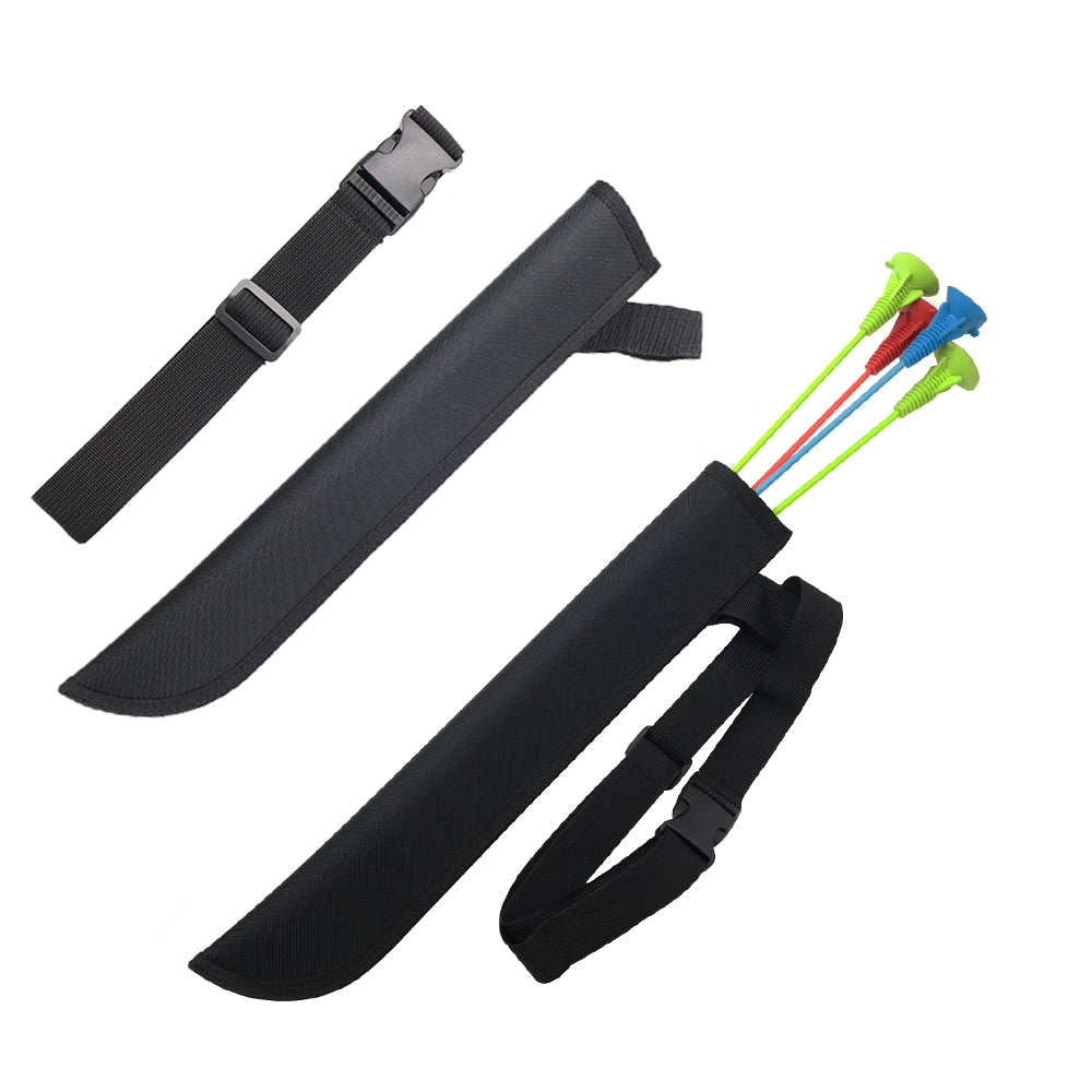 White Smoke Black Kids Archery Arrow Carry Bag with Adjustable Shoulder Strap MARKSMAN
