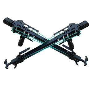 White Smoke Black Viper Metal Slingshot with Sliding Bow Design for Outdoor Sporting Practice INDIAN SLINGSHOT