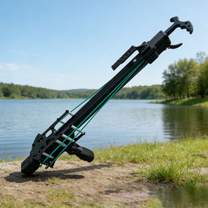 Light Blue Black Viper Metal Slingshot with Sliding Bow Design for Outdoor Sporting Practice INDIAN SLINGSHOT