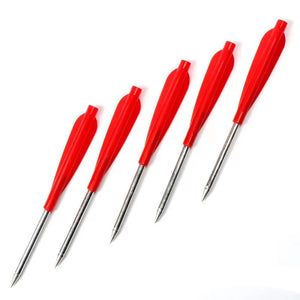 White Smoke Black Panther Mini Arrows – Compact Plastic Feather Arrow Set INDIAN SLINGSHOT