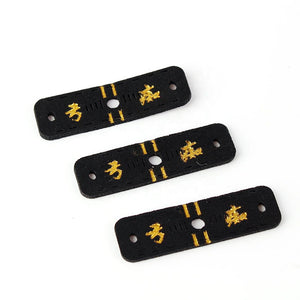 White Smoke Black & Gold 3 cm Superfiber Pit Pouch INDIAN SLINGSHOT