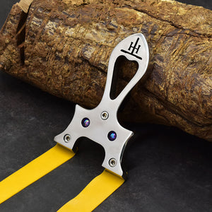 Dark Slate Gray TH Blue Eyes Stainless Steel Slingshot MARKSMAN