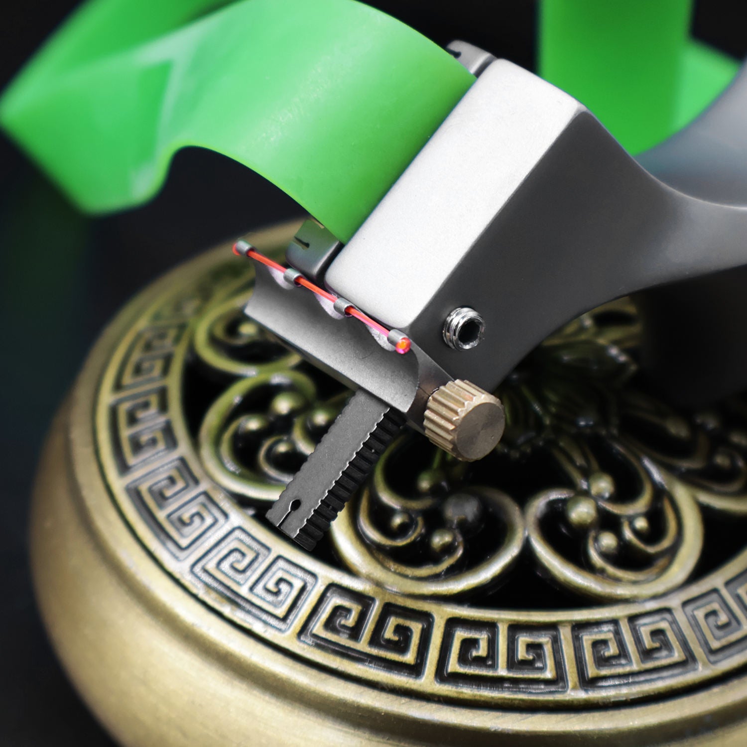 Dark Slate Gray BlueFang Stainless Steel Slingshot MARKSMAN