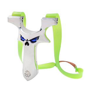 Light Gray BlueFang Stainless Steel Slingshot MARKSMAN